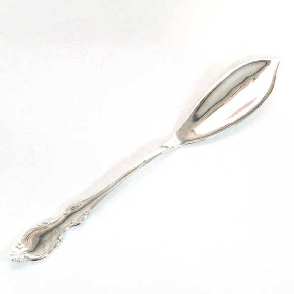 Leonard - Silverplate Italy 11.25 inch Leaf Design - Cake / Dessert Server - Picture 1 of 5